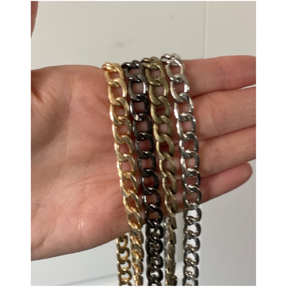 Premium Stainless Steel Replacement Chain for Crossbody Shoulder bags / wallets - Picture 6 of 7